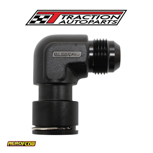 Lsa S/charger Water Fitting 90 deg To -10 an Clip On F/mal