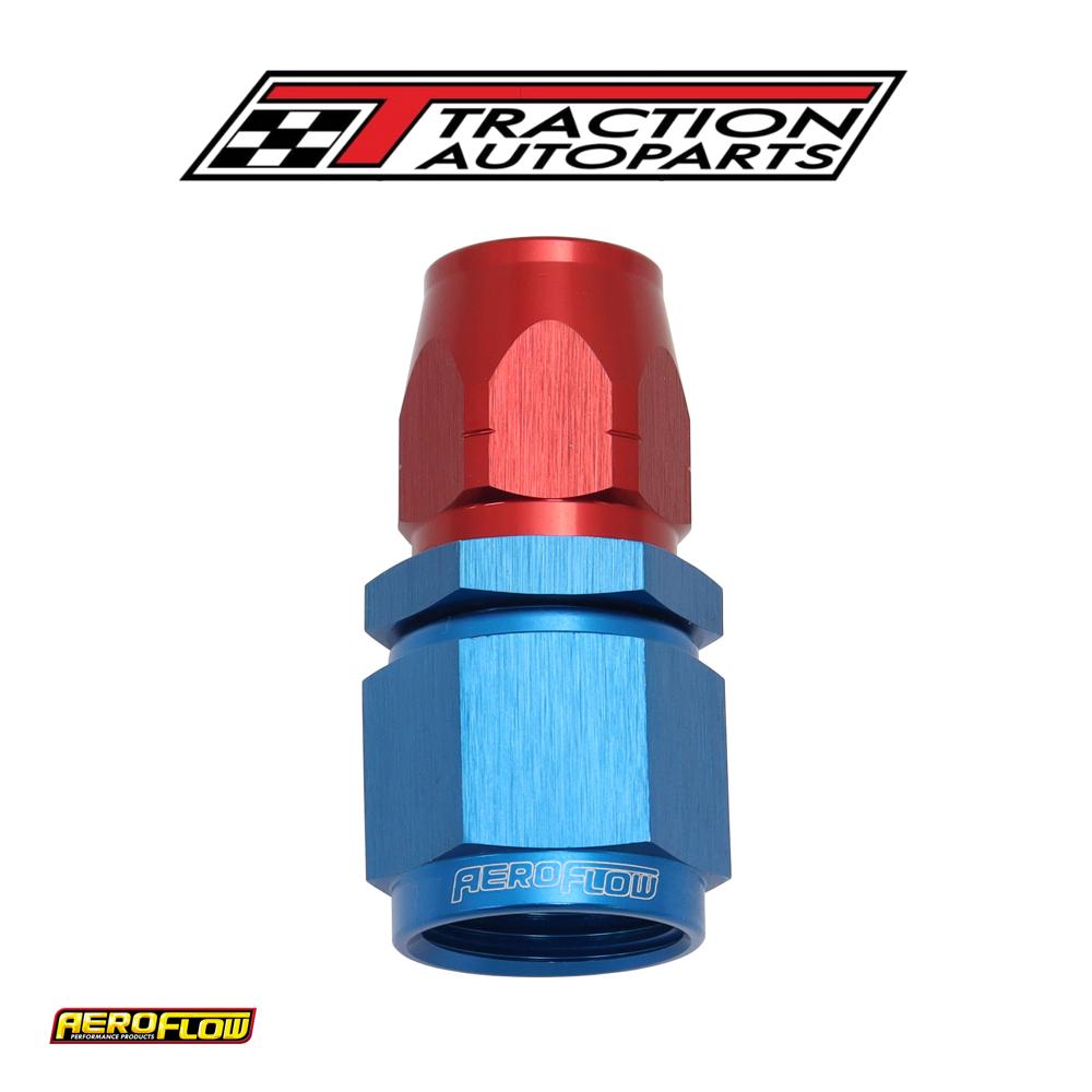 Stepped Straight End -6 Hose To -8 an Reducer Hose End Blue