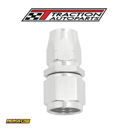 Stepped Straight End -8 Hose To -10 an Reducer Hose End Silv