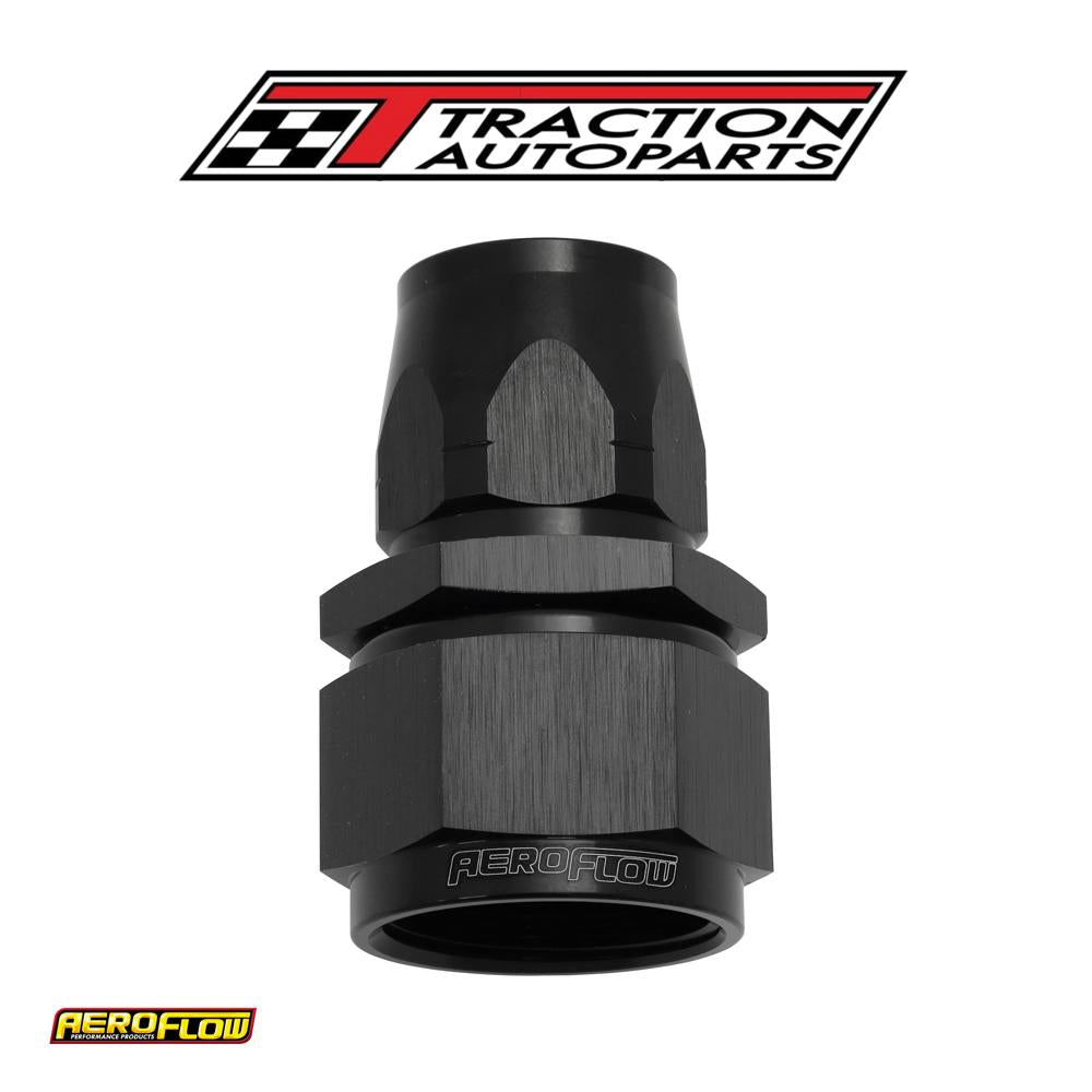 Stepped Straight End -12 Hose To -16 an Reducer Hose End Blac