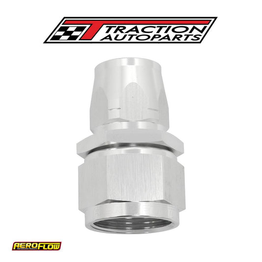 Stepped Straight End -12 Hose To -16 an Reducer Hose End Silv