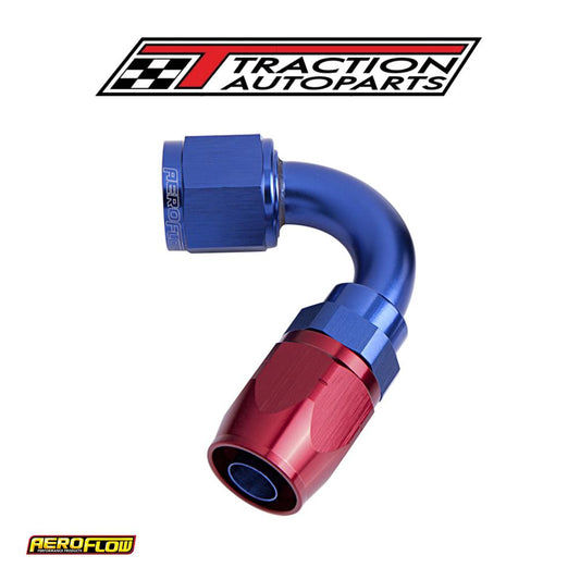 Alloy 120 Deg Hose End -12 an Blue Cutter Style Full Swivel