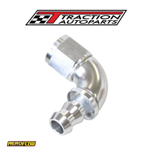 -8 an 90 Deg Full Flow Push Locsilver Full Flow Push Lock