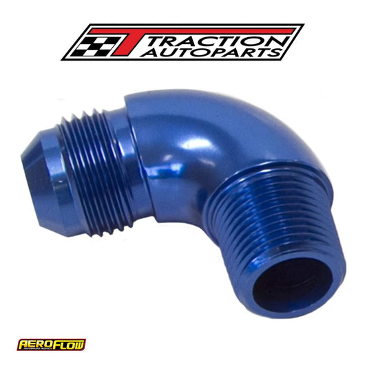 90 Deg 1/2" To -6 an Full Flow Blue No Restriction In Bend