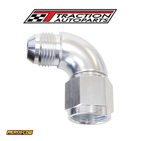 90 Deg Female - Male -3 an Silver Full Flow