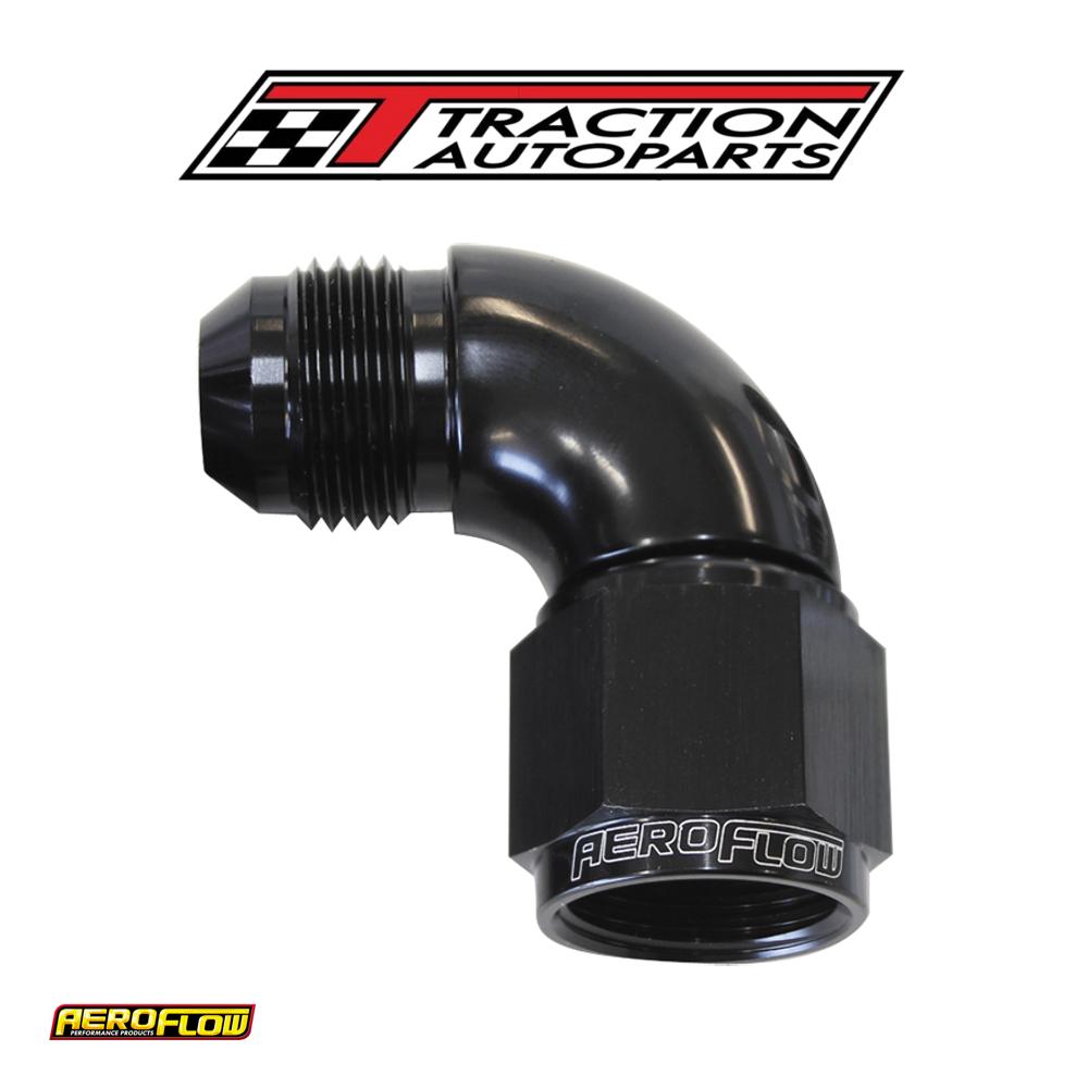 90 Deg Female - Male -20 an Black Full Flow