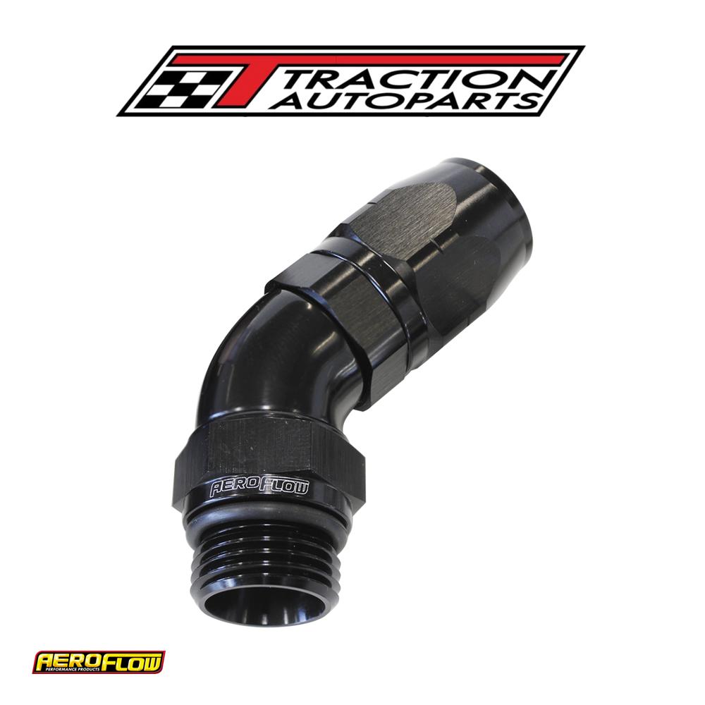 Male Hose End -16 orb To 16 hosefull Flow Billet 45 Deg