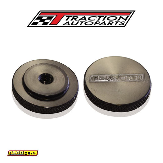 Air Cleaner Nut 1/4" Black Female Thread 1/4" Unc