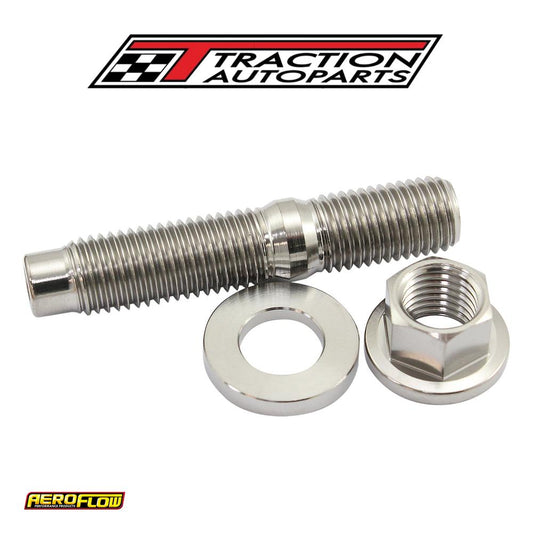 M 10 Titanium Stud Washer Hex Nut Kit M 10 x 1.25 mm Header Bolt