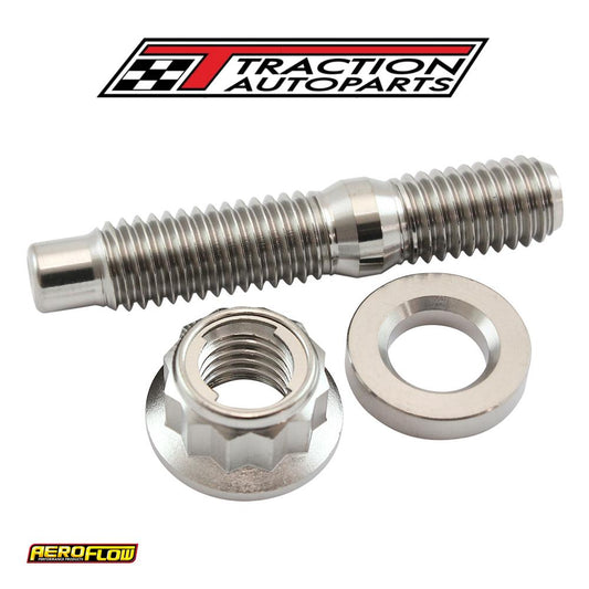 M 8 Titanium Stud Locking Nut Kit M 8 x 1.25 mm Header Bolt