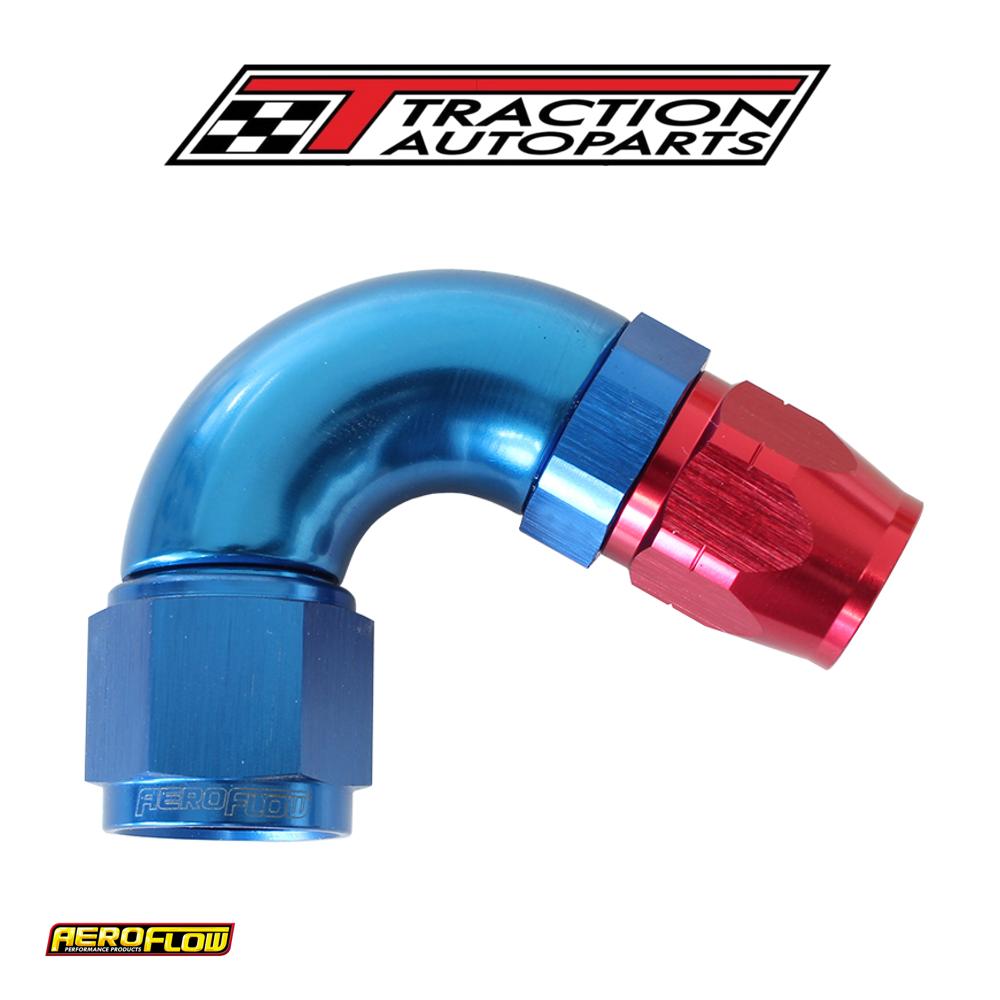 Stepped 120 Deg hose end -8 Hosto -6 an Expander Hose End Blue