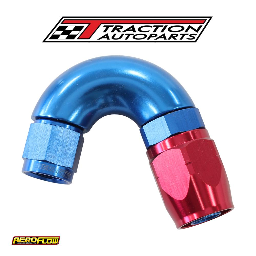 Stepped 150 Deg hose end -8 Hosto -6 an Expander Hose End Blue