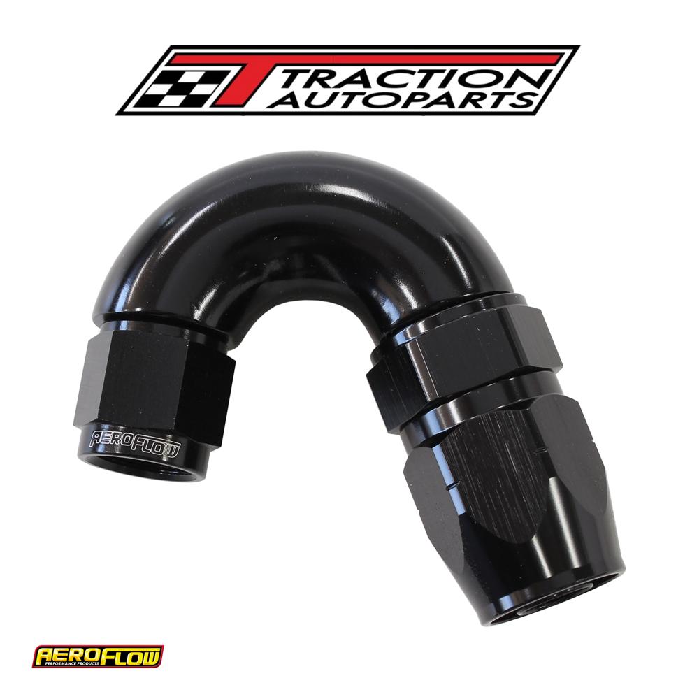 Stepped 150 Deg hose end -8 Hosto -6 an Expander Hose End Blac