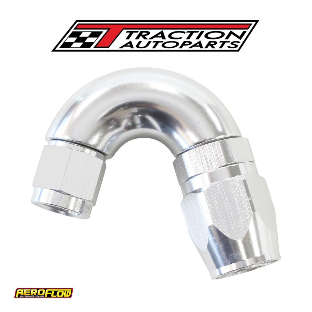 Stepped 150 Deg hose end -8 Hosto -6 an Expander Hose End Silv
