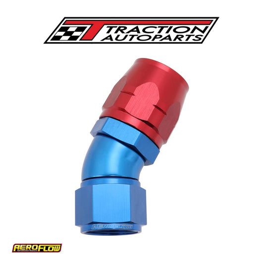 Alloy 30 Deg Hose End -16 Hoseto -12 an Expander Hose End Blu