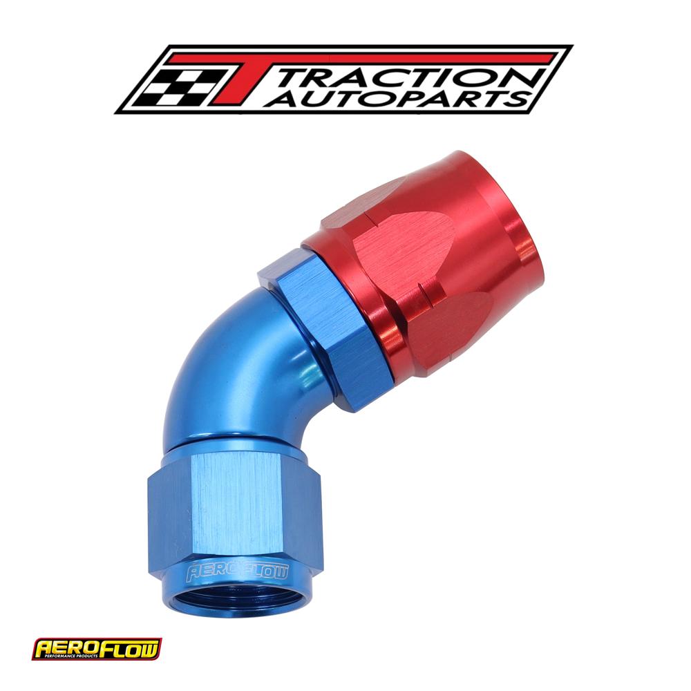 Alloy 60 Deg Hose End -12 Hoseto -10 Expander Hose End Blue