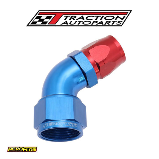 Alloy 60 Deg Hose End -12 Hoseto -16 Reducer Hose End Blue