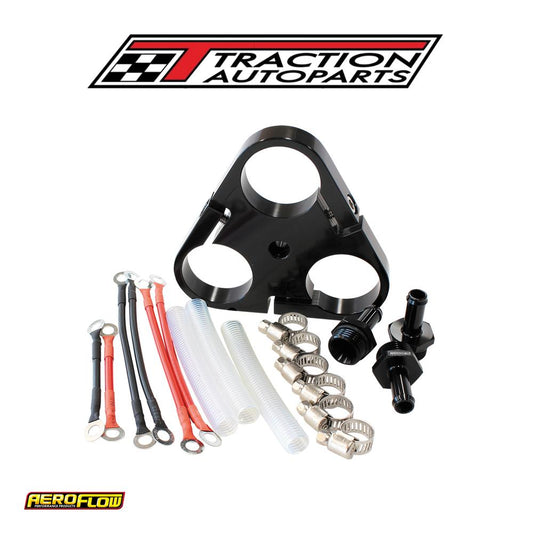 Aeroflow Triple 40 mm Pump Bracket & In Tank Hose