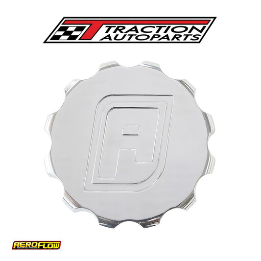 Billet Oil Filler Cap Polished-16 orb For Fabricated Covers