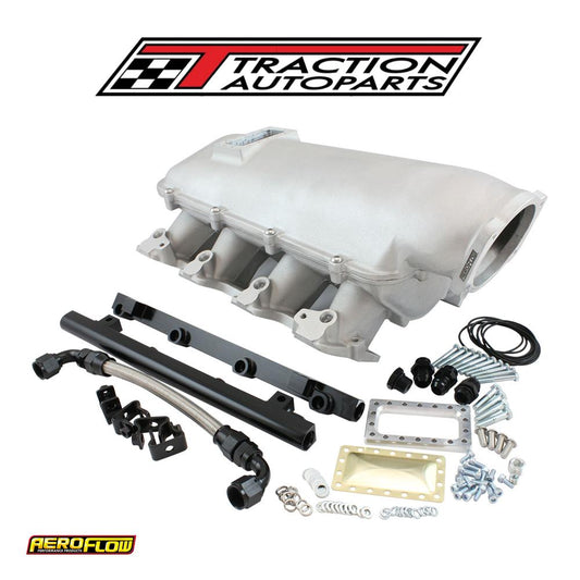 Gm Ls Modular Intake Manifold Cathedral Port Low Rise Efi Natural Aeroflow - Af 6063-5000
