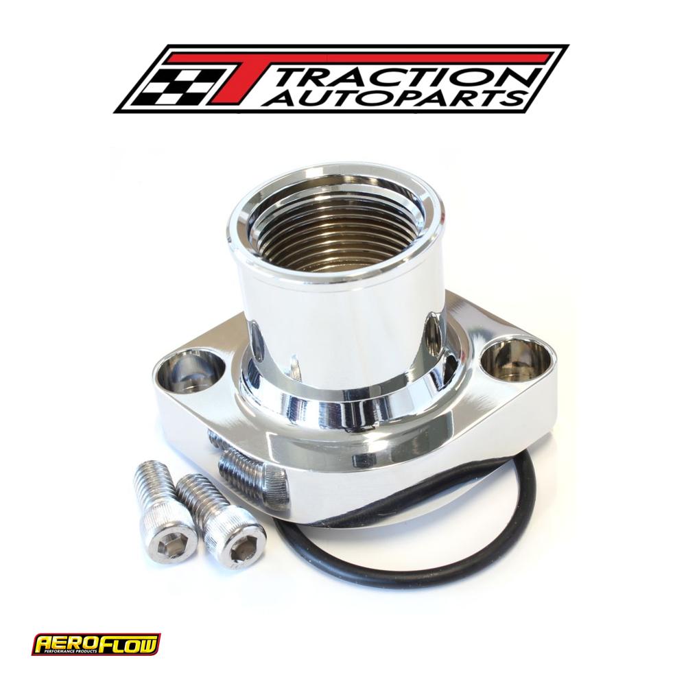 Ford 302 351 c Clev Straight Up Chrome Thermostat Housing