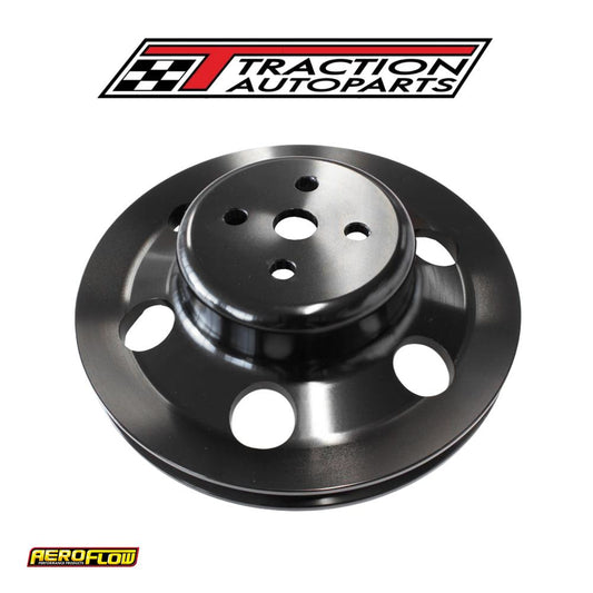 Billet Water Pump V Pulley Black Suit 302 351 c Ford