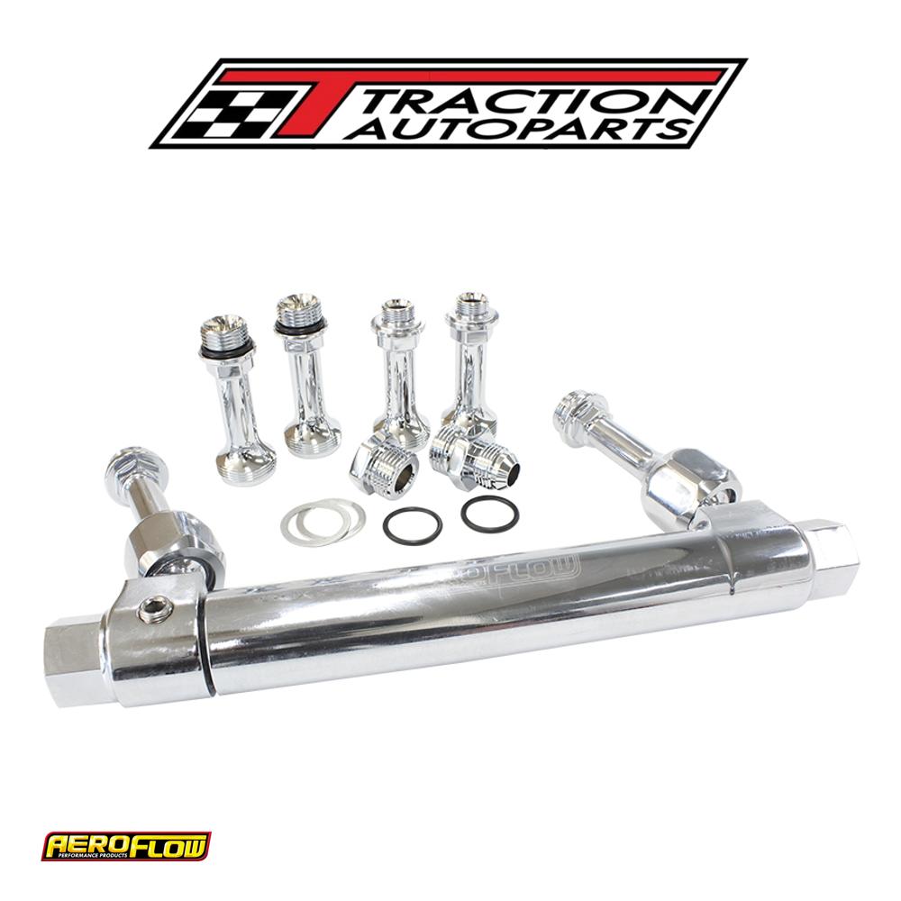 Adjustable Fuel Log Bg Holley Chrome 1 & 2 Metering Bloc