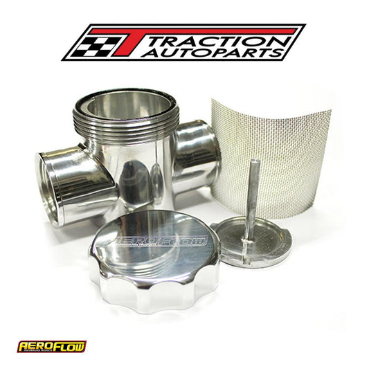 Polished Radiator Filter Polished Fit To Radiator Hose Hoses Aeroflow 64-2043 p