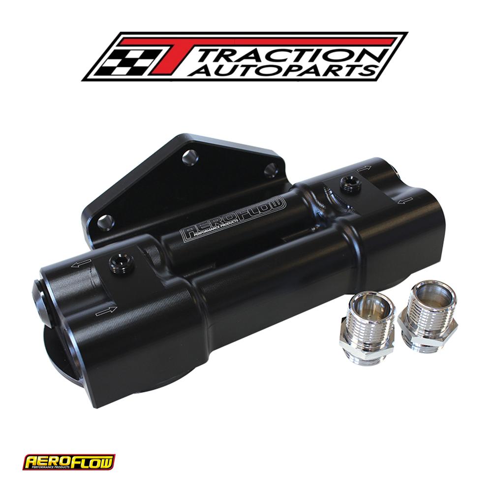 Billet Dual Filter Mount Black Suits 2 X 3/4"-16