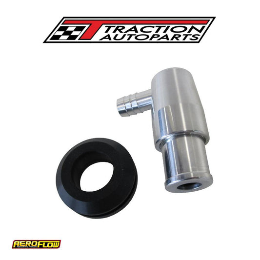 Billet Pcv Valve Suits 1-1/4" Holes In Cover 3/8" Male Barb