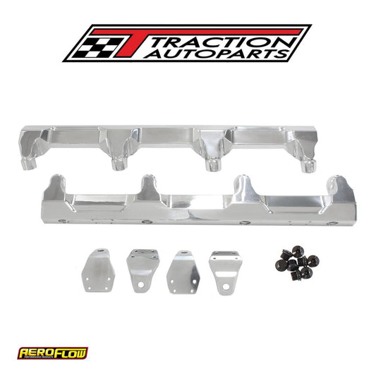 Gm Lsa Supercharged Fuel Rail -8 orb Inlets / Outlets Billet