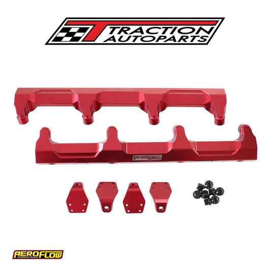 Gm Lsa Supercharged Fuel Rail -8 orb Inlets / Outlets Billet