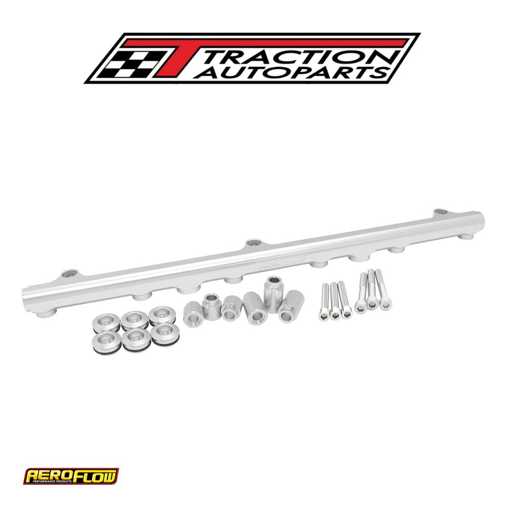 Fuel Rail Kit Nissan Rb 25 Silver -8 orb Non-neo Top Feed