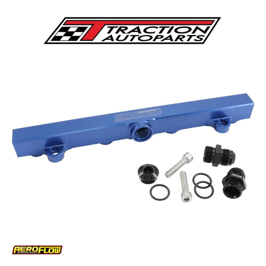 Mitsubishi 4 g 63 Evo 4 To 9 Fuel Rail -10 orb Blue