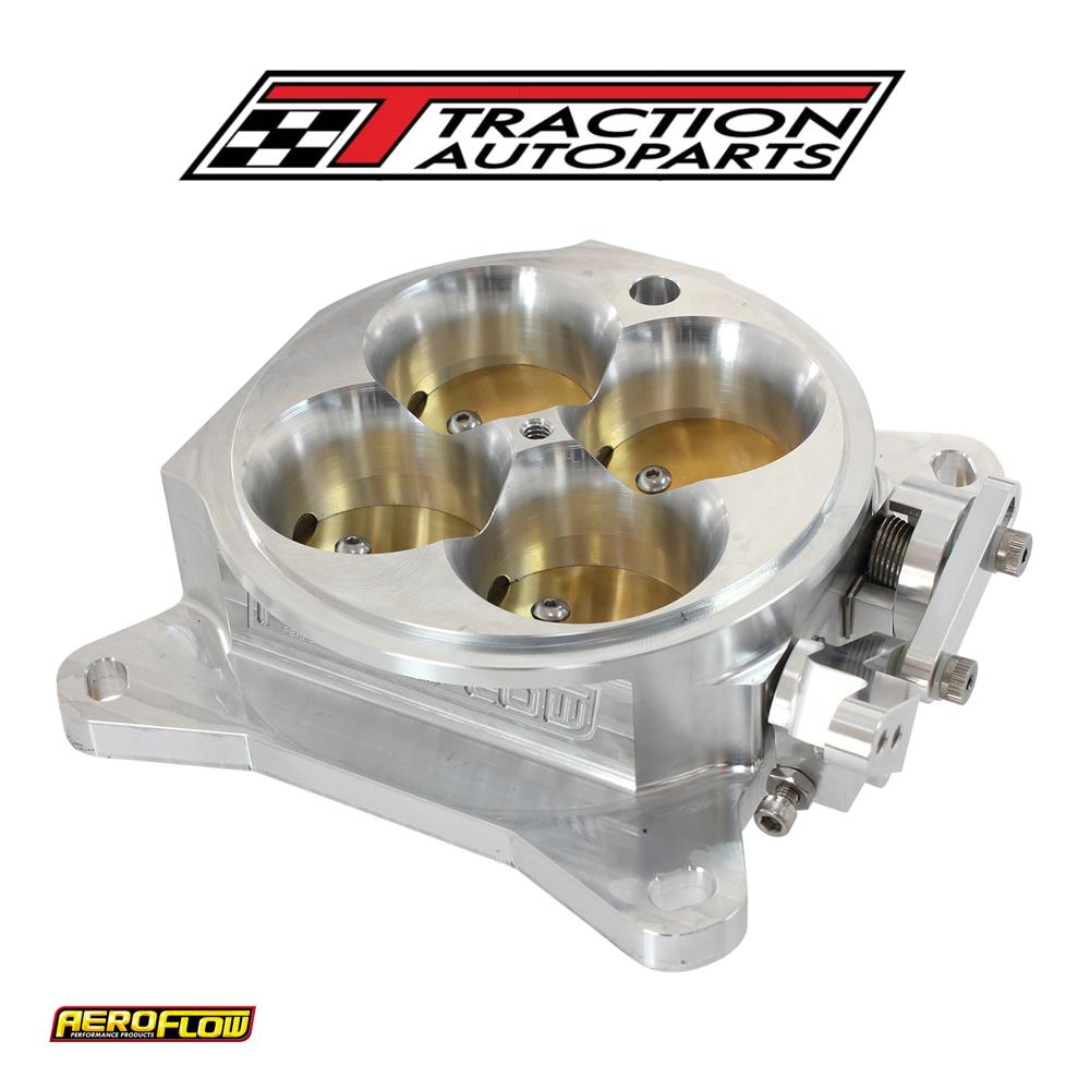 4 bbl Throttle Body 1375 cfm Raw Finish 4150 / 4500 4 bbl