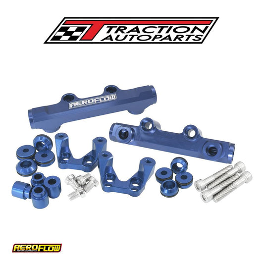 Subaru Ej 20 Conversion Fuel Rail Top Feed Blue 92-00 Wrx