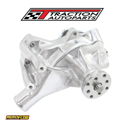 Small Block Chev Long Water Pump Polished Sbc
