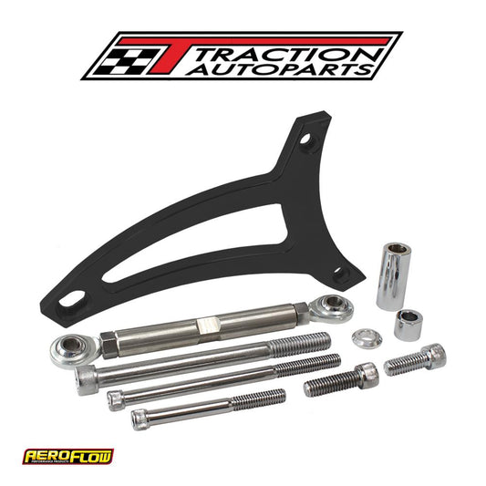 Black Alternator Bracket 351 w Aust Driver Side