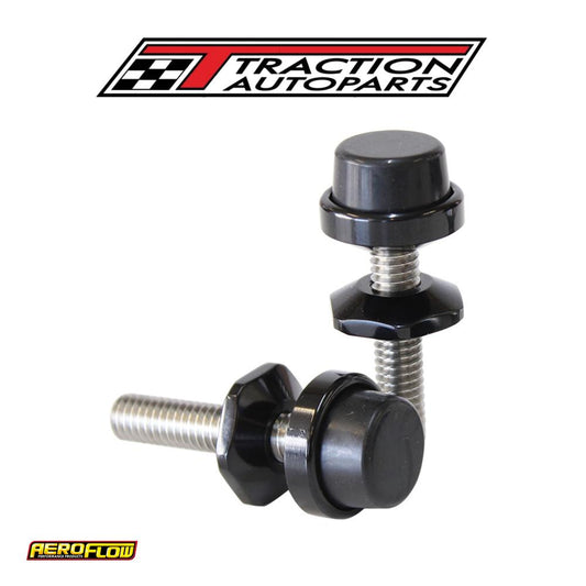 Universal Billet Bonnet / Hoodadjusters 5/16"unc Thread Pair