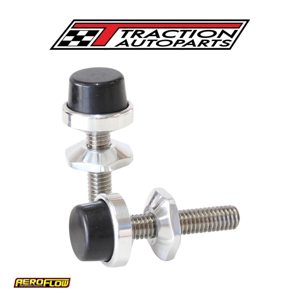 Universal Billet Bonnet / Hoodadjusters 5/16"unc Thread Pair