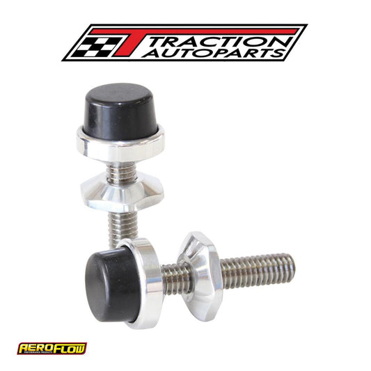 Universal Billet Bonnet / Hoodadjusters 5/16"unc Thread Pair