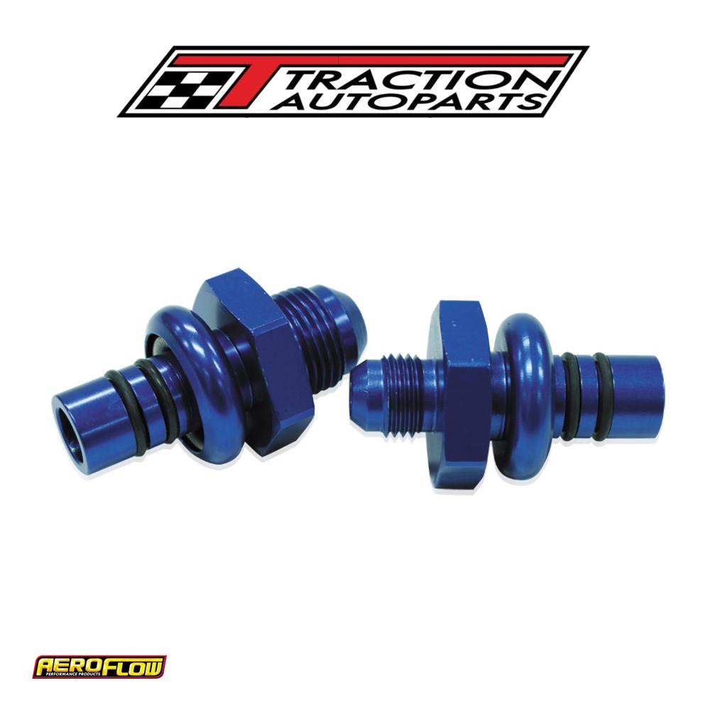 Ford Efi Regulator Adapter -6 an With .435" Shank Blue