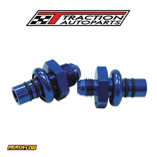 Ford Efi Regulator Adapter -6 an With .435" Shank Blue