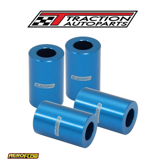 Billet Bolt Spacers M 6 Silver 19 mm Long Pack Of 4