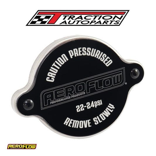 Radiator Cap 42 mm Black 23 Psi 1.58 Bar 158 Kpa Large S/s