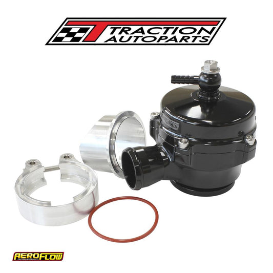 50 mm Plumb Back Blow Off Valveblack V-band With 34 mm Barb