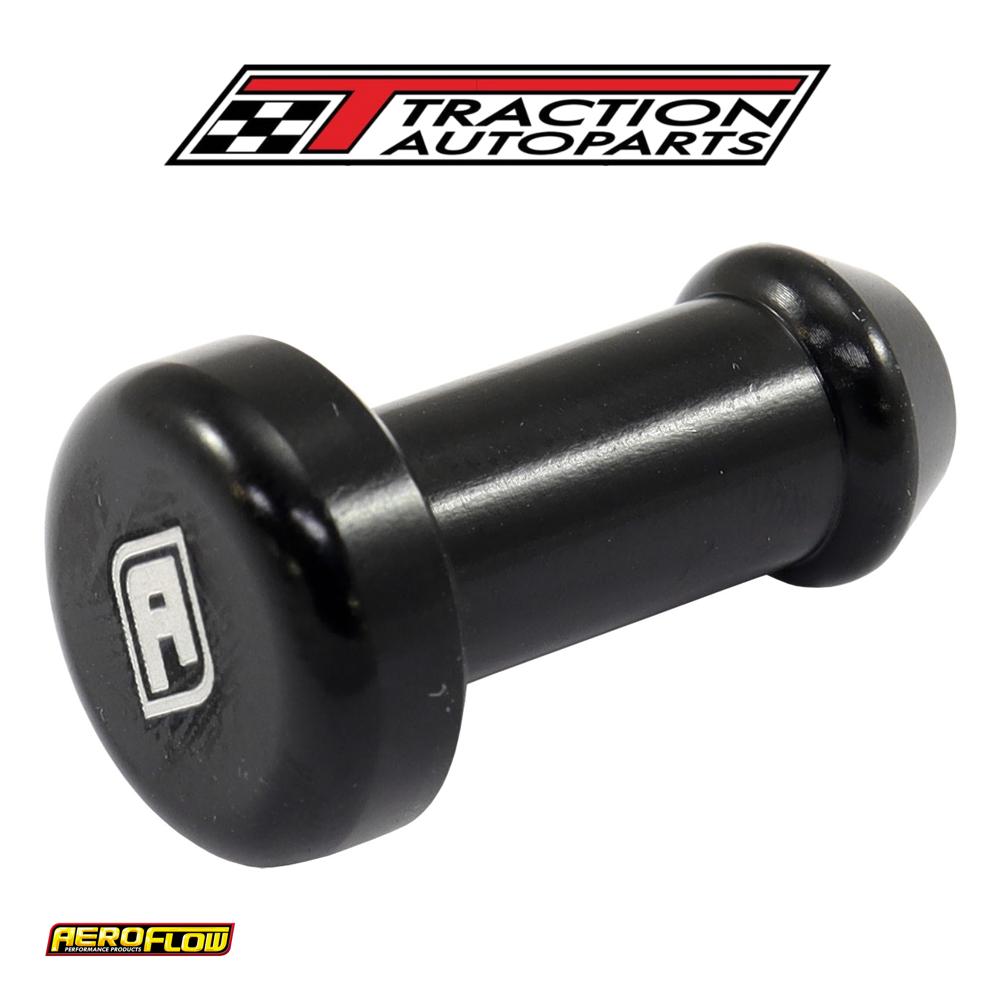 Block Off Plug 1/4" 6 mm Black For Rubber Hose Heater Fuel