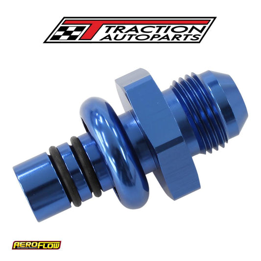 Ford Efi Regulator Adapter -8 an With .550" Shank Blue