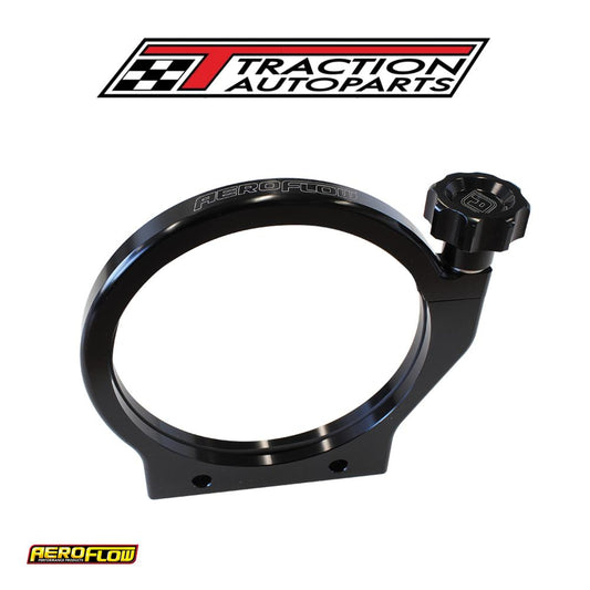 Aeroflow Billet Bottle Mount 3.5"/88.9 mm Black