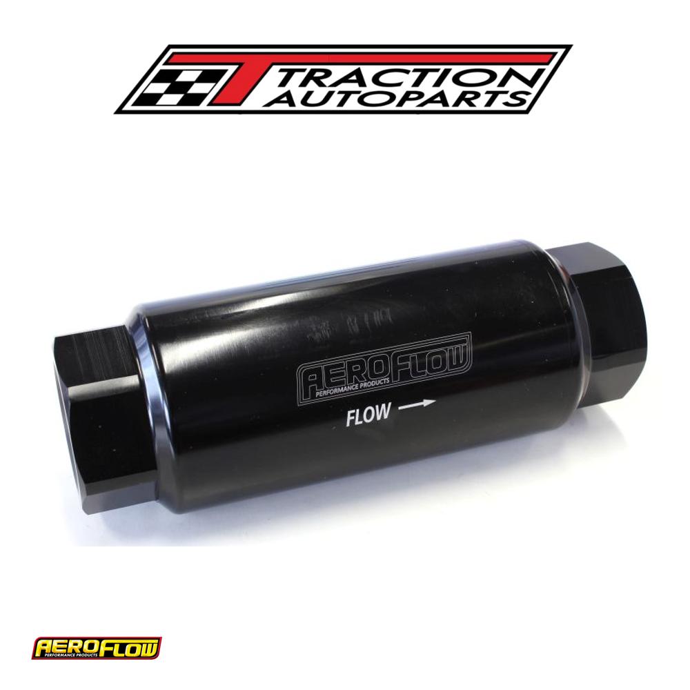 Aeroflow Pro Filter 60 Micron Black Female -12 orb 2" X 5.5"